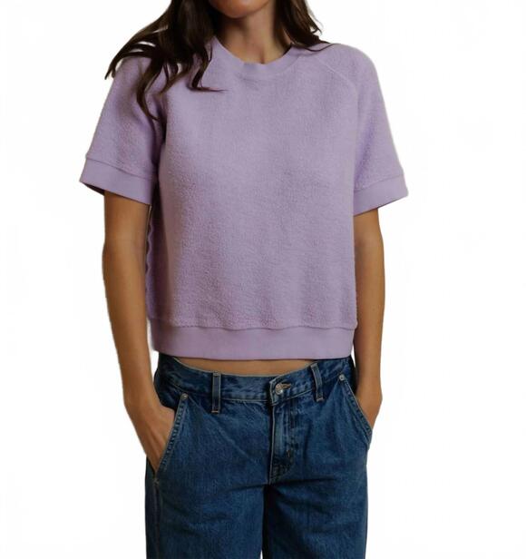 PERFECTWHITETEE Tops - NEW PERFECTWHITETEE women's kennedy fleece tee in ultraviolet
